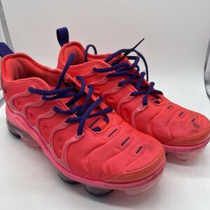 Nike Air VaporMax Plus 'Bright Crimson Womens Athletic Shoes CU4907-600 Size 6.5